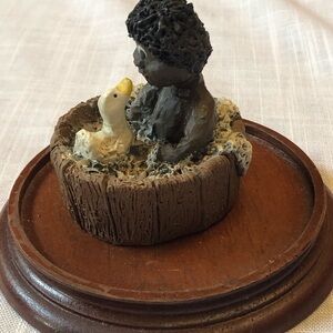 Constance Collection African American Figurine 1985-87 Little Boy and His Duck